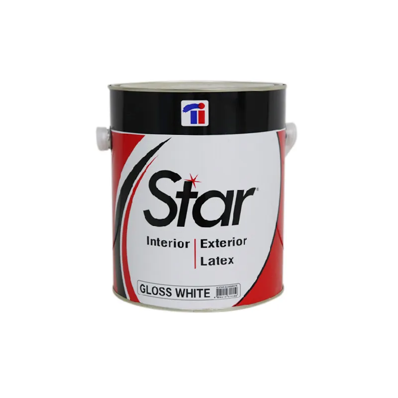 R-PAINT STAR GAL LATEX GLOSS WHITE